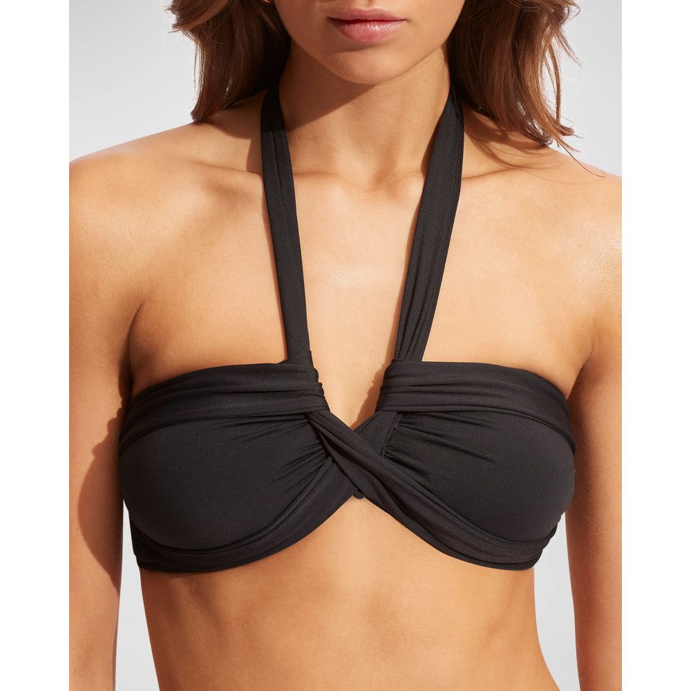 Seafolly Black Halter Bikini Top